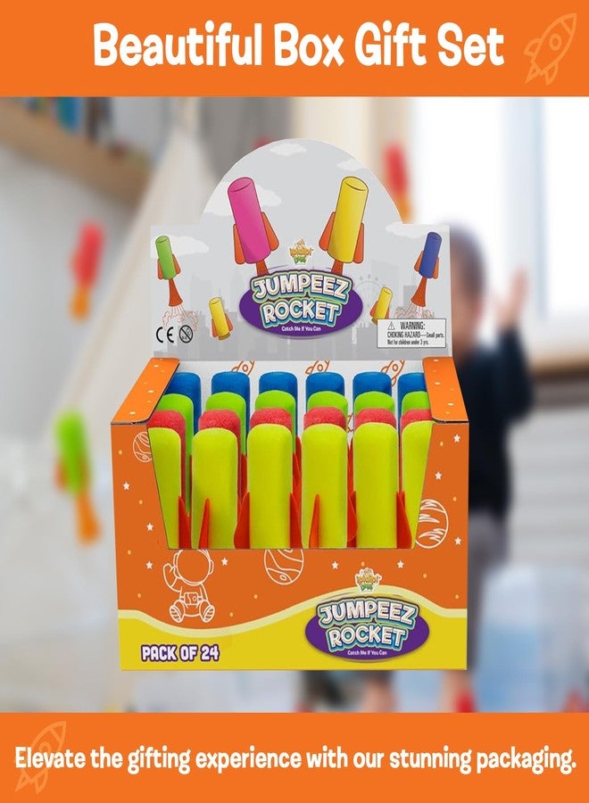 IPIDIPI TOYS ألعاب IPIDIPI TOYS Jumpeez Jumping Rocket Poppers - عبوة من 24 لعبة إطلاق زنبركية للأطفال - مثالية كهدية للأطفال، أو هدايا لحفلات أعياد الميلاد، أو جوائز مدرسية للأولاد والبنات - Image 5